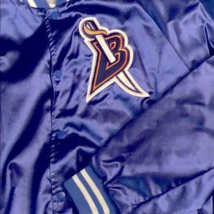 Buffalo Sabres Satin Jacket - L Vintage Bomber